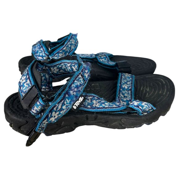 Teva Terradactyl Blue Floral Strappy Sandals Women's Size 9 - Picture 6 of 8